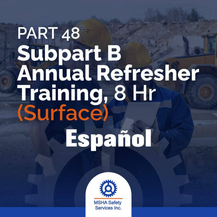 Espanol: Part 48 Subpart B Annual Refresher Training