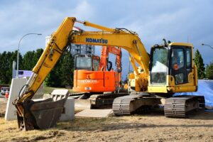 Heavy machinery outside mine demonstrating why MSHA training is crucial for mining safety