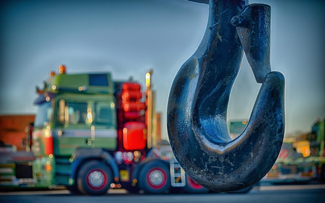 Towing machine for safety with Proper Rigging to prevent accident