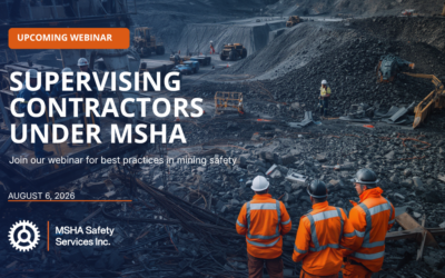 Supervising Contractors Under MSHA