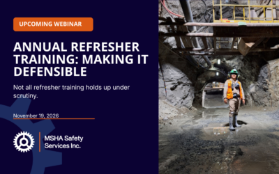 Annual Refresher Training: Making It Defensible
